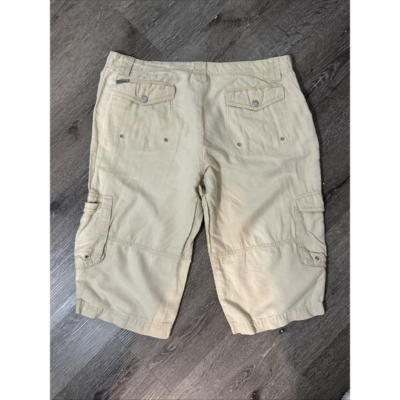 Columbia Sportswear Women's Beige Cargo Capri Hiking Pants Size 12 - Picture 4 of 6